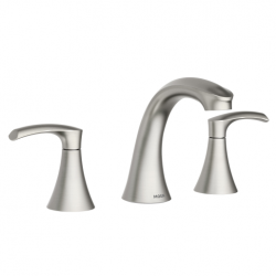 Graeden Spot Resist Brushed Nickel Two-Handle High Arc Bathroom Faucet
